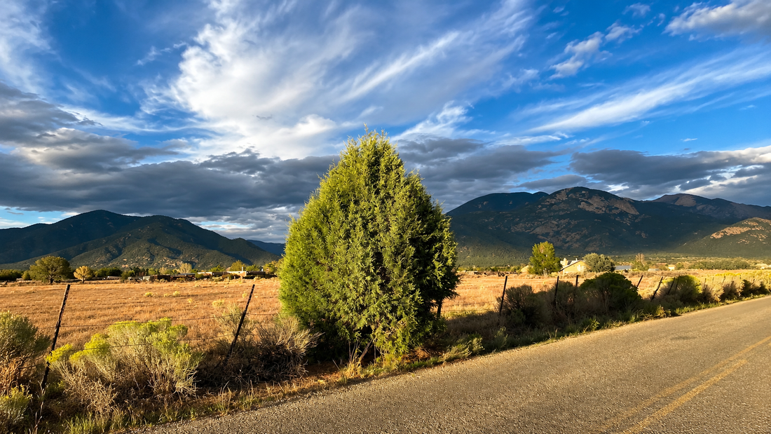 Mountain road between Arroyo Seco and Taos Ski Valley, New Mexico